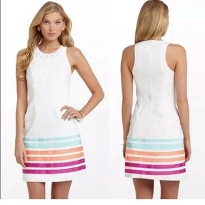LILLY PULITZER Resort White Pearl
Swirl Dress Sz 0
